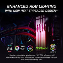 Load image into Gallery viewer, Kingston FURY Beast RGB 64GB 5600MT/s DDR5 CL40 DIMM Desktop Memory (Kit of 2) | Intel XMP 3.0 | Infrared Sync Technology | Overclocking Stability | KF556C40BBAK2-64, Black_454