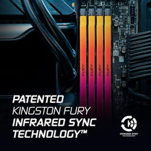 Load image into Gallery viewer, Kingston FURY Renegade RGB 32GB (2x16GB) 6400MT/s DDR5 CL32 DIMM Desktop Memory (Kit of 2) | Intel XMP 3.0 | Overclocking Stability | KF564C32RSAK2-32, Blackandsilver_1034