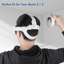 Load image into Gallery viewer, KIWI design Headset Strap Pad Replacement for Elite Strap Compatible with Quest 2/Quest 3 (White)_1528