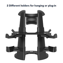 Load image into Gallery viewer, KIWI design VR Stand Compatible with Quest 2/Rift S/GO/HTC Vive/Vive Pro/Valve Index VR Headset and Touch Controllers (Black)_2713
