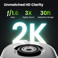 Load image into Gallery viewer, Kiwibit Security Cameras Wireless Outdoor, 2K Outside Camera for Home Security, Battery Camera, Magnetic Mount, AI Detection, Color Night Vision, Spotlight, Waterproof, 2.4GHz WiFi, Cloud & SD Storage, white_668