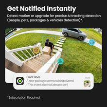 Load image into Gallery viewer, Kiwibit Security Cameras Wireless Outdoor, 2K Outside Camera for Home Security, Battery Camera, Magnetic Mount, AI Detection, Color Night Vision, Spotlight, Waterproof, 2.4GHz WiFi, Cloud & SD Storage, white_669
