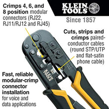 Load image into Gallery viewer, Klein Tools VDV226-011-SEN Ratcheting Modular Crimper/Stripper_2569