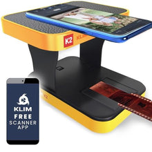 Load image into Gallery viewer, KLIM K2 Mobile Film Scanner 35mm + New + Positive & Negative Scanner + Slide Scanner + Photo Scanner + 35mm Color Film Developing Kit Essential + Your own 35mm Film Developing Service at Home_1