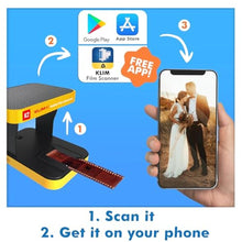 Load image into Gallery viewer, KLIM K2 Mobile Film Scanner 35mm + New + Positive & Negative Scanner + Slide Scanner + Photo Scanner + 35mm Color Film Developing Kit Essential + Your own 35mm Film Developing Service at Home_23