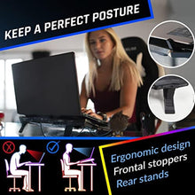Load image into Gallery viewer, KLIM Wind Laptop Cooling Pad - More Than 500 000 Units Sold - New Version - The Most Powerful Rapid Action Cooling Fan - Laptop Stand with 4 Cooling Fans at 1200 RPM - USB Fan - PS5 PS4 - RGB_778