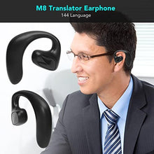 Load image into Gallery viewer, knitting machine M8 Language Translator Earbuds, 144 Languages Ernomic Design USB Power Supply Smart Translator Device, Portable Translator Earbuds_23