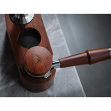 Load image into Gallery viewer, KNODOS Espresso Distribution Tool 58.5mm Wooden Coffee Distributor Adjustable Depth Stainless Steel Espresso Leveler Premium Espresso Machine Accessories For Coffee Bar_6548