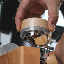 Load image into Gallery viewer, KNODOS Espresso Distribution Tool 58mm Maple Coffee Distributor Adjustable Depth Stainless Steel Espresso Leveler Premium Espresso Machine Accessories For Coffee Bar_6132