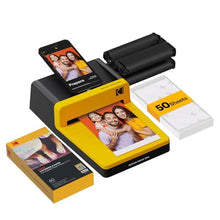 Load image into Gallery viewer, KODAK Dock ERA 4x6 Photo Printer, Smartphone Docking, 4PASS, 50 Sheets, Yellow_1