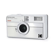 Load image into Gallery viewer, Kodak EKTAR H35N Half Frame Film Camera, 35mm, Reusable, Focus-Free, Bulb Function, Built-in Star Filter, Coated Improved Lens (Film & AAA Battery are not Included) (Striped Silver), StripedSilver_112