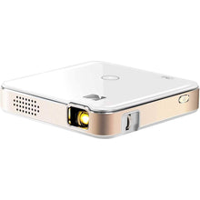 Load image into Gallery viewer, KODAK Luma 150 Ultra Mini Pocket Pico Projector - Built in Rechargeable Battery & Speaker, 1080P Support Portable Wireless LED DLP Video Travel Projector with Carrying Travel Case & 6FT HDMI Cable, White_581