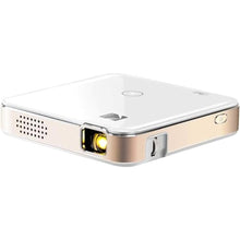 Load image into Gallery viewer, KODAK Luma 150 Ultra Mini Pocket Pico Projector - Built in Rechargeable Battery & Speaker, 1080P Support Portable Wireless LED DLP Video Travel Projector with Carrying Travel Case & 6FT HDMI Cable, White_582