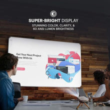 Load image into Gallery viewer, KODAK Luma 150 Ultra Mini Pocket Pico Projector - Built in Rechargeable Battery & Speaker, 1080P Support Portable Wireless LED DLP Video Travel Projector with Carrying Travel Case & 6FT HDMI Cable, White_584