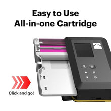 Load image into Gallery viewer, KODAK Mini Shot 2 Retro 2x3 Instant Digital Camera & Photo Printer, 8 Sheets, 2-in-1 Portable Print Camera, Bluetooth Smartphone Printer for iOS & Android, 4PASS Dye Sublimation, Yellow_6560