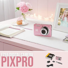 Load image into Gallery viewer, Kodak PixPro Friendly Zoom FZ55 16MP 1080p Full HD Camera (Pastel Pink)_489