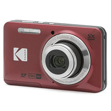 Load image into Gallery viewer, KODAK PIXPRO FZ55 16MP Compact Digital Camera, 5X Optical Zoom, Red_1