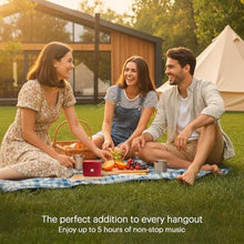 Load image into Gallery viewer, KODAK SOUNDBRIX Portable Bluetooth Speaker Up to 5H Battery Life Water Resistant Apple & Android Compatible Loud Sound for Home Outdoor Travel Black Wireless Speaker White Elephant Gifts for Adults, ReverbRed_3487