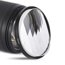 Load image into Gallery viewer, KOGJAERS Fractal Photography Linear Filters 82mm Camera Lens Effect Filters, Camera Accessories with Fractal Refraction and Variable Number of Subjects_1