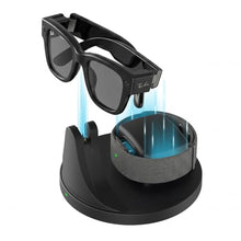 Load image into Gallery viewer, KONAFEI 2-in-1 Charging Dock Compatible with Ray Ban Meta Display Smart Glasses & Neural Band, Magnetic Fast Charger for RayBan Meta Display Glasses Accessories, Black_1