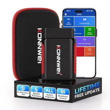 Load image into Gallery viewer, KONNWEI OBD2 Scanner Bluetooth w/Bi-Directional Control/Full System Scan, Black_1