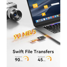Load image into Gallery viewer, KOOTION 128GB Micro SDXC UHS-I U3 V30 A1 Memory Card - High Speed TF Card for Phone, Camera, WhiteOrange_8515