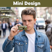 Load image into Gallery viewer, KoveYzao 1080P Keychain Camera with 8GB Card, Retro 2MP Mini Digicam, ArmyGreen_955
