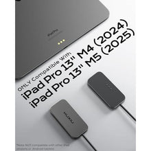 Load image into Gallery viewer, KU XIU Magnetic Wireless Charger for iPad Pro 13" M4/M5 ONLY, 35W Fast Charging Smart Connector Charger, Aluminum Alloy Wireless Charging Pad with 6.56ft USB-C Cord Cable (Adapter Not Included)_114