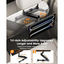 Load image into Gallery viewer, KU XIU Magnetic Wireless Charging Car Headrest Tablet Holder for iPad Pro 13'' M4/M5 Only, Adjustable Long Arm Tablet Car Mount Back Seat for Kids, Road Trip Essentials Holder with Air Vent Stand_542