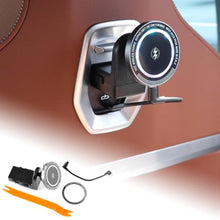 Load image into Gallery viewer, KUNGKIC for Car Headrest Tablet Holder for BMW X3 X5 X6 I20 G05 G06 G45 G60 G61 G70 Adjustable Tablet Car Mount for Back Seat Road Trip Essentials Black (Wireless Charging Pad with Light)_1
