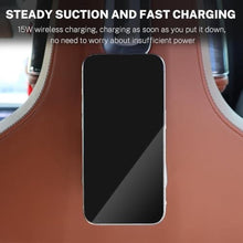Load image into Gallery viewer, KUNGKIC for Car Headrest Tablet Holder for BMW X3 X5 X6 I20 G05 G06 G45 G60 G61 G70 Adjustable Tablet Car Mount for Back Seat Road Trip Essentials Black (Wireless Charging)_231