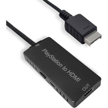 Load image into Gallery viewer, KUSTOMAZING HD Link HDMI Cable for PlayStation 2 & for PlayStation 1 Console, for PS1/PS2 to HDMI Adapter Improved Video Quality, HD Converter with 4:3/16:9 Switch HDCABLEPS2-02, Black_1