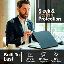 Load image into Gallery viewer, Kuzy for MacBook Air 15 inch Case M5 2026 M4 2025 A3241, 2024 2023 M3 M2 A3114 A2941 - Mac Air 15 inch Laptop Case Hard Shell Protective Cover - Slim Design Lightweight, Black_8354