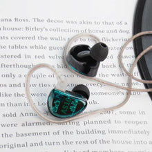 Load image into Gallery viewer, KZ AS10 Monitors Headphone Earbuds 5 Balanced Armature Driver, Noise Cancelling Headphones Wired IEMS Ear Phones with 2 Pin Detachable Cable for Musician Singer Church, Green_1170