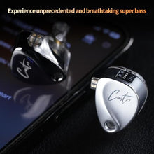 Load image into Gallery viewer, KZ Castor Wired Earbuds in Ear Monitor Headphones, Harman Edition IEM Earphone Dual Driver HD Bass Driven Audio, Ear Bud with Adjusting Switch and Detachable Cable for Musicians Singers, CastorBlack_224