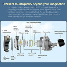 Load image into Gallery viewer, KZ x HBB PR2 in Ear Monitor Earphone,13.2mm Planar Magnetic Driver in-Ear Wired Headphones HiFi IEM Earphones with Detachable 2pins Cable for Musicians (Matte Black, with mic), MatteBlack_547