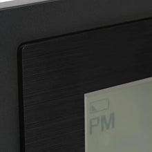 Load image into Gallery viewer, La Crosse Technology 513-75624-INT Digital Atomic Clock with Outdoor Temperature and Moon Phase,Black_8124