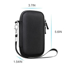 Load image into Gallery viewer, Lacdo Hard Drive Carrying Case for SanDisk Professional PRO-G40 SSD 1TB 2TB 4TB USB-C External Solid State Drives EVA Shockproof Water Repellent Storage Travel Bag, Black+Black, BlackBlack_7579