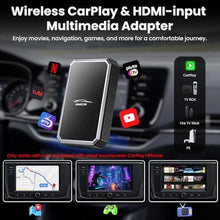 Load image into Gallery viewer, LAMTTO Car TV Mate Pro and Wireless CarPlay Adapter, BLACK_143