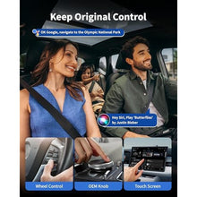 Load image into Gallery viewer, LAMVOSE Magic Box Wireless CarPlay Adapter, Upgraded CarPlay & Android Auto, Support USB Offline Media Strea*ming, Plug & Play, Watch YouTube On Car, Magic Box for Factory Wired Car Play, Black_208