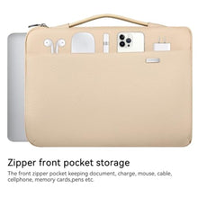 Load image into Gallery viewer, LANDICI 360Laptop Sleeve Case 13 13.6 Inch Compatible with MacBook Air 13 M1/M2/M3/M4 2020-2025, MacBook Pro 13/14, IPad Air/Pro 13, Waterproof Computer Bag Cover with Handle, Apricot_1017