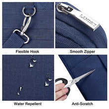 Load image into Gallery viewer, Landici Laptop Bag Case 17 17.3 inch, Waterproof Computer Sleeve Cover Compatible with MacBook 17, 17-18 inch HP Acer Dell Lenovo ASUS Laptop, Slim Briefcase with Shoulder Strap, Blue_8025