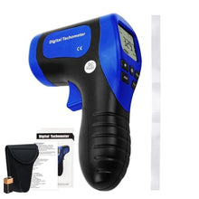 Load image into Gallery viewer, Laser Photo Tachometer Motor Speed Gauge Tester Non-Contact RPM Meter Motor Speed Gauge Gun - Accurate RPM Measurement with Rotational Record (Digital Tachometer)_1
