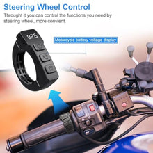 Load image into Gallery viewer, LBW Premium Motorcycle Dash Cam DVR: Wireless Motorcycle Carplay & Android Auto, TPMS, 1080P HD Dash Cam Front and Rear, 5.5" Touch Screen, Bluetooth, Waterproof, 128GB TF Card, Siri & Google Voice, Black_1189