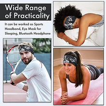 Load image into Gallery viewer, LC-dolida Sleep Headphones Bluetooth 5.4, Headband Earphones Wireless, Sleep Mask for Sleeping, Sports, Gifts, Workout, Jogging, Yoga,Insomnia, Air Travel, Meditation, InkPainting_665