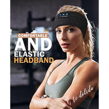 Load image into Gallery viewer, LC-dolida Sleep Headphones Headband Bluetooth 5.4, Headband Earphones Wireless with USB C Charge Port, Sleep Mask for Sleeping, Sports, Gifts, Workout, Jogging, Yoga, Insomnia, Air Travel, Meditation, Black_8138