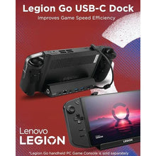 Load image into Gallery viewer, Legion Go USB-C Hub Dock for Legion Go 6-in-1 Dock, Port Expansion, Charging, Video, Ethernet Support, Black_448