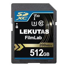 Load image into Gallery viewer, LEKUTAS 512GB SDXC UHS-I Memory Card SD Card - Up to 200MB/s Read Speed_1