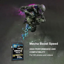 Load image into Gallery viewer, LEKUTAS 512GB SDXC UHS-I Memory Card SD Card - Up to 200MB/s Read Speed_856