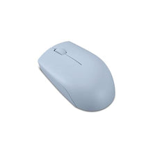 Load image into Gallery viewer, Lenovo 300 Wireless Compact Mouse 2.4 GHz Cordless Computer Mouse for PC & Laptop with Windows Ambidextrous Design Optical Sensor 1000 DPI 12-Month Battery Life USB Nano Receiver, Black, FrostBlue_1